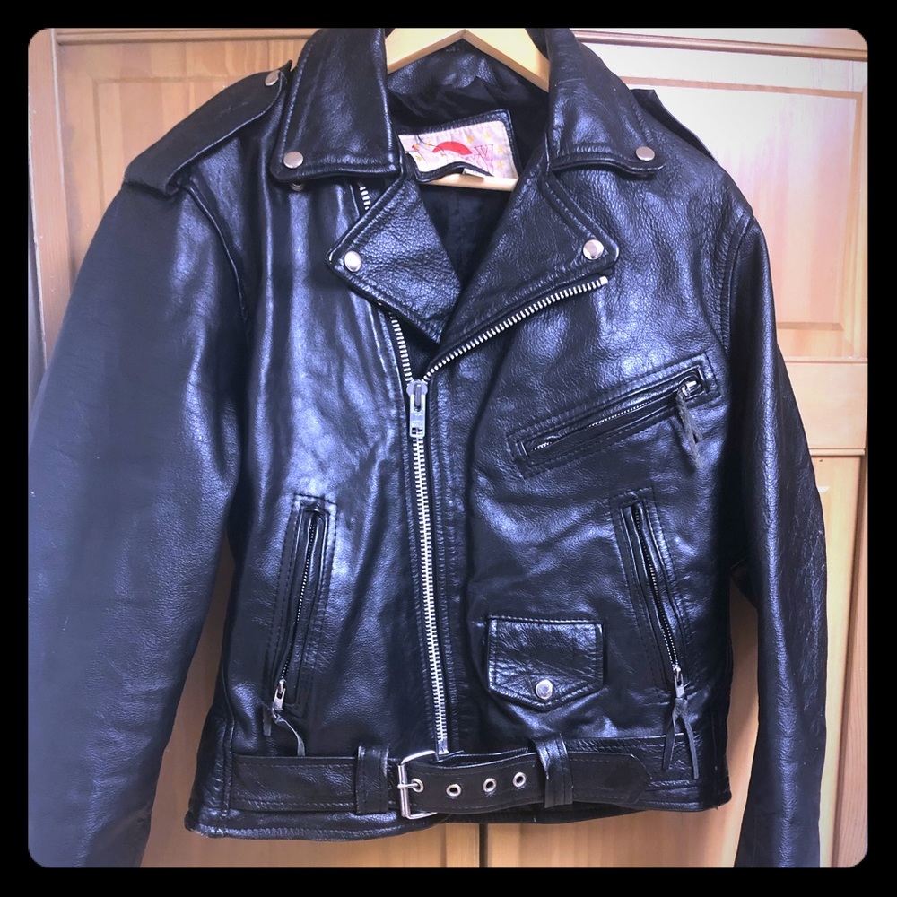 Galaxy Vintage Motorcycle Leather Jacket
